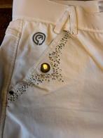Witte rijbroek Anky met steentjes maat 38, Dieren en Toebehoren, Paardrijkleding, Ophalen of Verzenden, Zo goed als nieuw, Dressuur