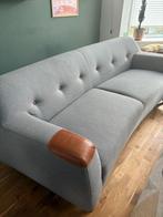 Grijze 3-zits design bank montel, Huis en Inrichting, Banken | Sofa's en Chaises Longues, Ophalen, Driepersoons, 75 tot 100 cm