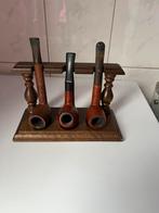 Pijpen met rekje, Verzamelen, Rookartikelen, Aanstekers en Luciferdoosjes, Ophalen of Verzenden, Gebruikt, (Water)pijp