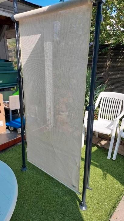 Flexframe met Nesling Coolfit Rolgordijn, Tuin en Terras, Zonneschermen, Zo goed als nieuw, Ophalen