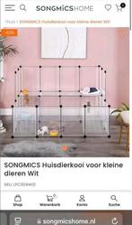 Huisdieren kooi songmics, Minder dan 60 cm, Kooi, Minder dan 75 cm, Ophalen of Verzenden
