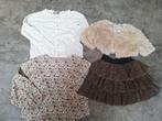 110/116: blousjes Zara, The little cuties, vest H&M, rok WE, Gebruikt, WE, Meisje, Ophalen of Verzenden