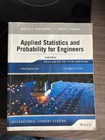 Applied Statistics and Probability for Engineers, Ophalen of Verzenden, Zo goed als nieuw, Vakgebied of Industrie