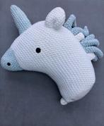 unicorn kussen mint-wit kleur, Ophalen of Verzenden, Zo goed als nieuw, Wit, Overige vormen