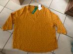 Nieuwe geel - oranje kleurige blouse - maat 48, Ophalen of Verzenden, Nieuw, Maat 46/48 (XL) of groter