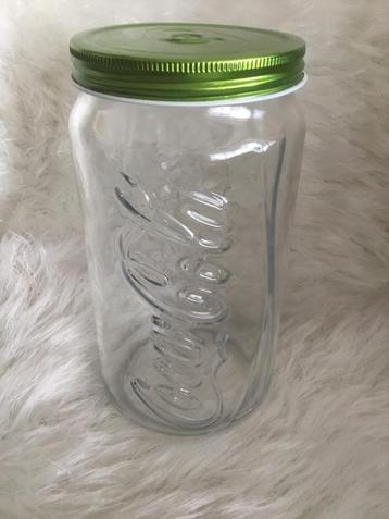 Coca Cola voorraadpot van glas, uniek. beschikbaar voor biedingen