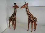 2 Leren Giraffe., Antiek en Kunst, Ophalen of Verzenden