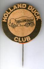 Holland Duck Club papier op karton speldje ( B_071 ), Figuurtje, Speldje of Pin, Zo goed als nieuw, Verzenden