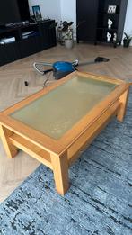 Echt grenen salontafel, Ophalen, 100 tot 150 cm, 50 tot 100 cm, Zo goed als nieuw