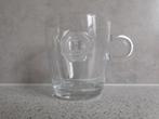 Koffieglas 7x7,5 cm. Zegel Douwe Egberts, Glas of Glazen, Ophalen of Verzenden, Overige stijlen, Glas