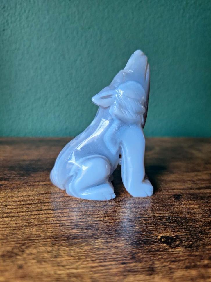 Wolf / hond agaat, Verzamelen, Mineralen en Fossielen, Verzenden