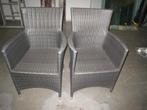 2 kunststof tuinfauteuils in nette staat, Niet ingevuld, Gebruikt, Niet ingevuld, Niet ingevuld