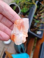 Rij217 Oranje Calciet Mexico #collectie #verzameling, Ophalen of Verzenden, Mineraal