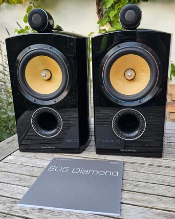 B&W 805 Diamond D2 topmonitor, Diamant tweeter, nieuwstaat! beschikbaar voor biedingen