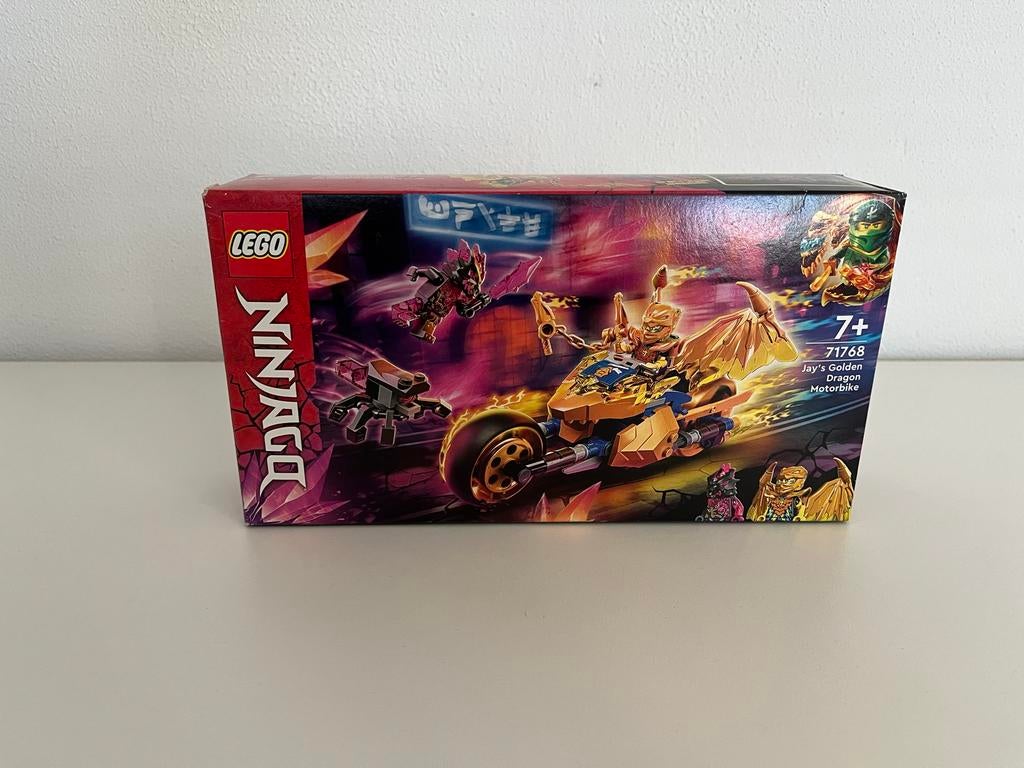 LEGO Ninjago 71768 - Jay's Gouden Drakenmotor, Kinderen en Baby's, Speelgoed | Duplo en Lego, Zo goed als nieuw, Lego, Complete set