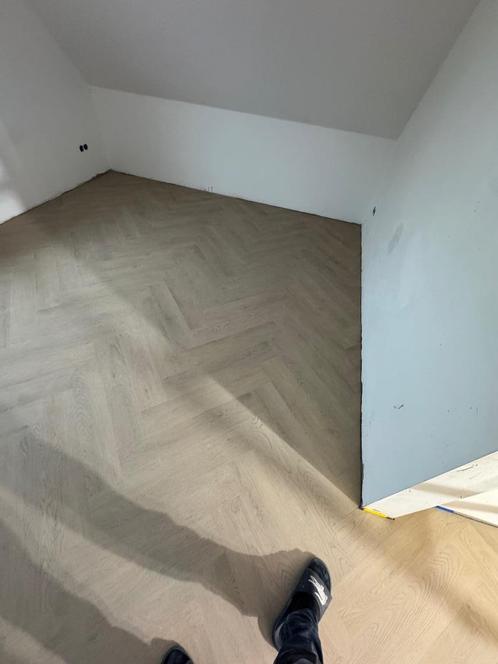 97m2 Eiken XL Visgraat Klik PVC vloer, Huis en Inrichting, Stoffering | Vloerbedekking, Nieuw, Overige typen, 75 m² of meer, Ophalen