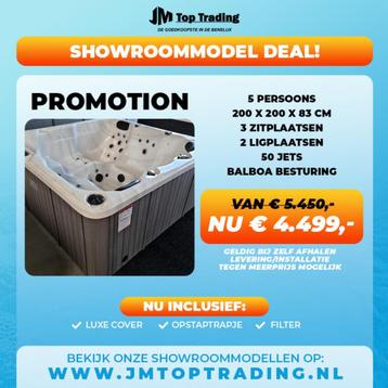 Promotion spa 5 pers. 50 jets - Showroommodel Actie Weg=Weg! beschikbaar voor biedingen