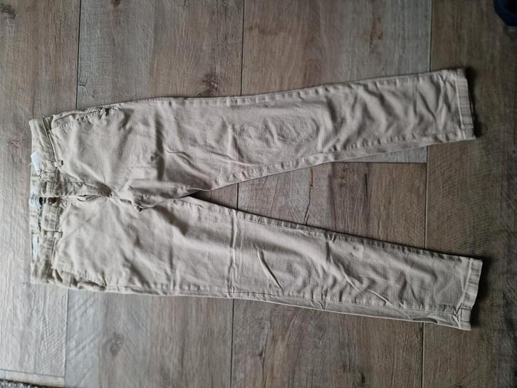 Jack and Jones beige broek maat 30 32 slimfit, Kleding | Heren, Broeken en Pantalons, Gedragen, Maat 46 (S) of kleiner, Beige