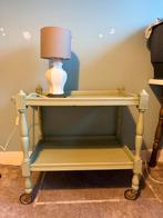 Bar - karretje / bijzet tafeltje (bijzettafel), Ophalen, Gebruikt, 50 tot 100 cm, Rond