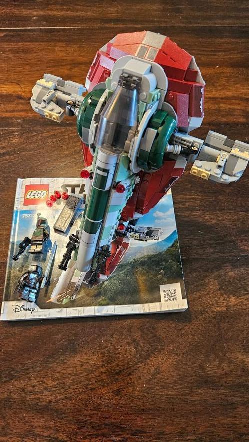 Lego Star Wars Set 75312 Boba Fett's Starship, Kinderen en Baby's, Speelgoed | Duplo en Lego, Zo goed als nieuw, Lego, Complete set