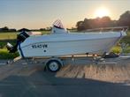 Prins 480 open consoleboot 50 PK Suzuki 4 takt + trailer, Watersport en Boten, Ophalen, Zo goed als nieuw, Minder dan 70 pk, 3 tot 6 meter
