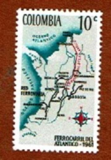 Treinen - Colombia - 1034 -  postfris beschikbaar voor biedingen