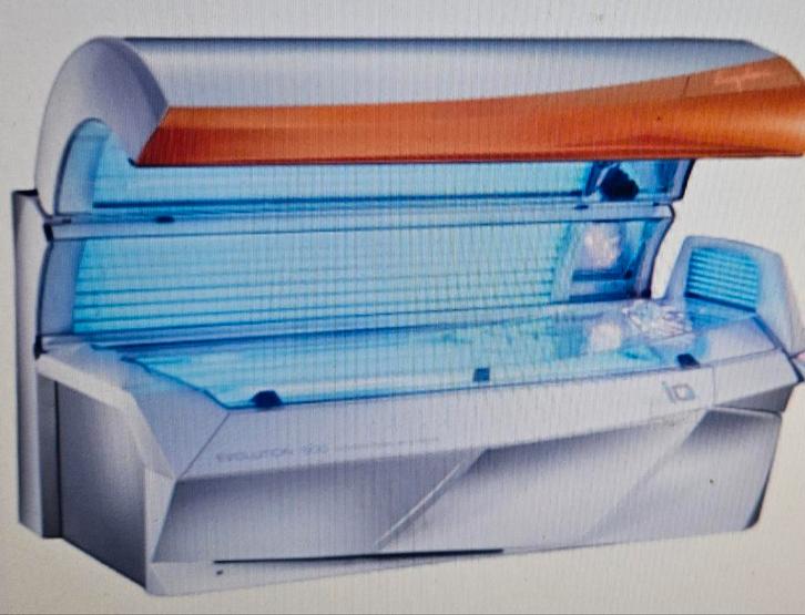ERGOLINE 500 EVOLUTION ZONNEBANK OCCASION, Witgoed en Apparatuur, Zonnebanken en Gezichtsbruiners, Zo goed als nieuw, Zonnebank enkelzijdig