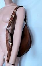 MICHAEL KORS Leren Tas, Sieraden, Tassen en Uiterlijk, Tassen | Damestassen, Verzenden, Zo goed als nieuw, Bruin, Schoudertasje