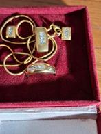 Vintage bijoux setje., Sieraden, Tassen en Uiterlijk, Antieke sieraden, Ophalen of Verzenden, Overige materialen, Overige typen