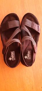 Rieker Sandalen zwart 37, Kleding | Dames, Schoenen, Zwart, Zo goed als nieuw, Rieker, Sandalen of Muiltjes