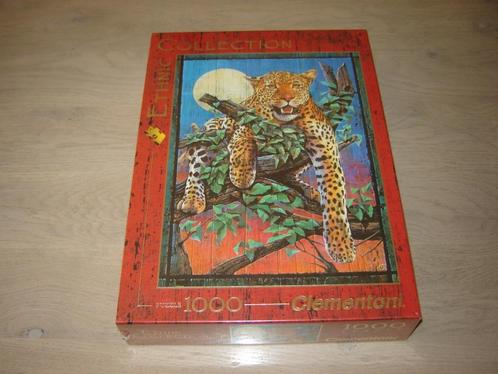Puzzel Clementoni LEOPARD 1000 st. NIEUW !, Hobby en Vrije tijd, Denksport en Puzzels, Nieuw, Legpuzzel, 500 t/m 1500 stukjes