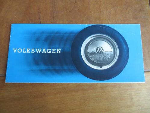 Compacte Volkswagen programmafolder ca 1960 Kever, Karmann, Boeken, Auto's | Folders en Tijdschriften, Zo goed als nieuw, Volkswagen