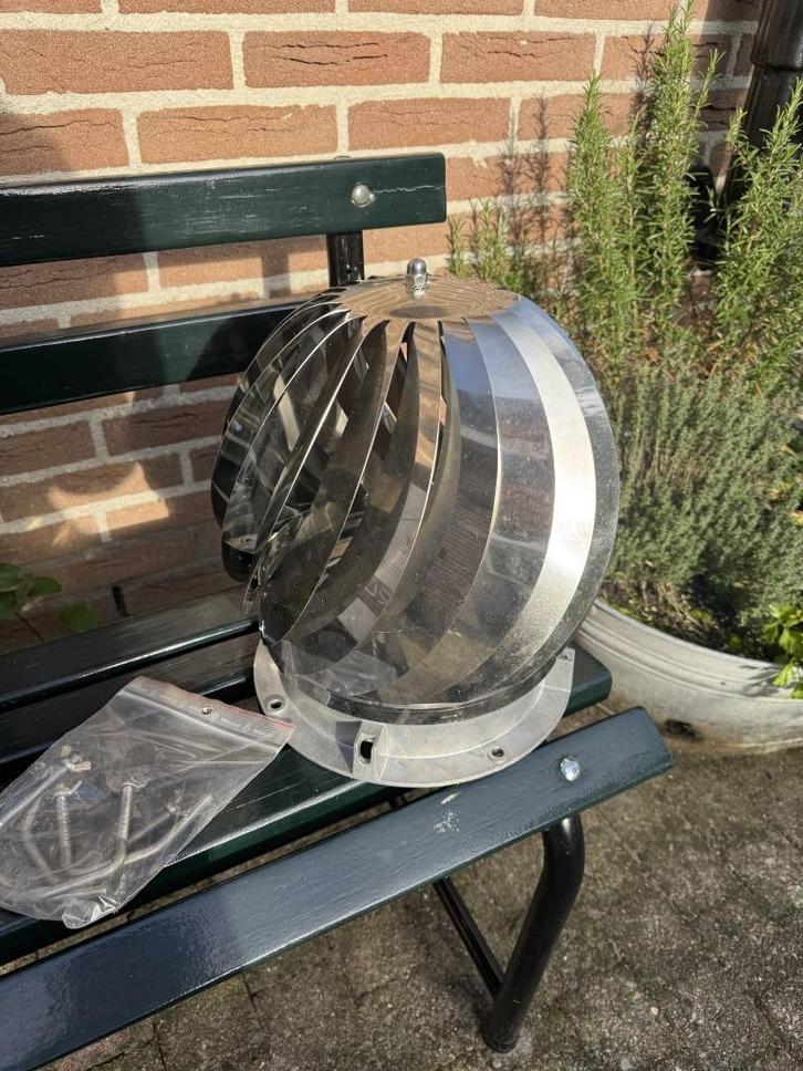 AspiRotor 200 Schoorsteenafzuiger – RVS – Nieuw, Doe-het-zelf en Verbouw, Ventilatie en Afzuiging, Nieuw, Afzuiger, Ophalen of Verzenden