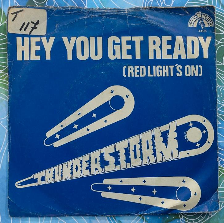 thunderstorm - hey you get ready, Cd's en Dvd's, Vinyl Singles, Zo goed als nieuw, Single, Overige genres, 7 inch, Ophalen of Verzenden
