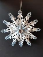 Blauw witte Sneeuwster Kerstornament Kurt S. Adler, Diversen, Kerst, Verzenden, Nieuw