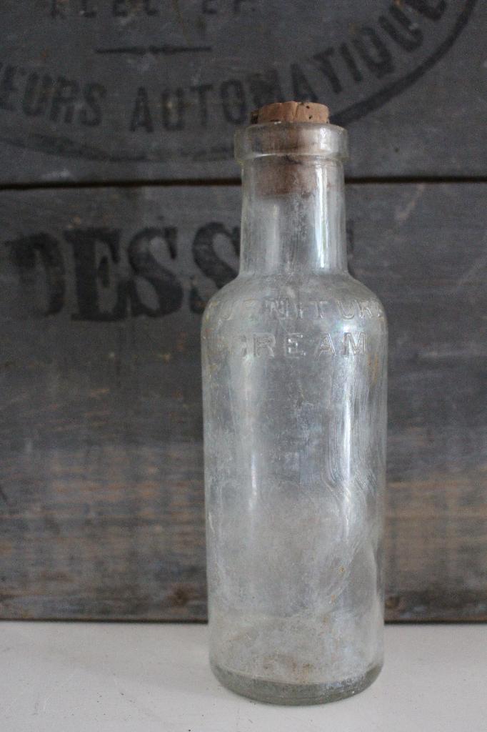 Oude Engelse brocante fles *Pronck & Praal*, Antiek en Kunst, Curiosa en Brocante, Ophalen of Verzenden