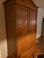 Antieke Grenen Linnenkast, Ophalen, Gebruikt, 100 tot 150 cm, 150 tot 200 cm