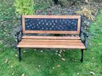 Schitterend gietijzeren tuinbank, Tuin en Terras, Tuinbanken, Ophalen, Zo goed als nieuw, Metaal