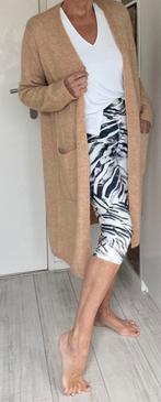 ZGAN MANGUUN lang vest camel beige XXL, Ophalen of Verzenden, Zo goed als nieuw, Maat 46/48 (XL) of groter, Beige