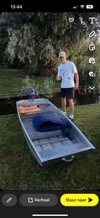 Platbodem, Watersport en Boten, Ophalen, Gebruikt, Aluminium, Benzine