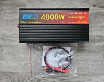 24V NAAR 230V OMVORMER 4000W NIEUW! beschikbaar voor biedingen