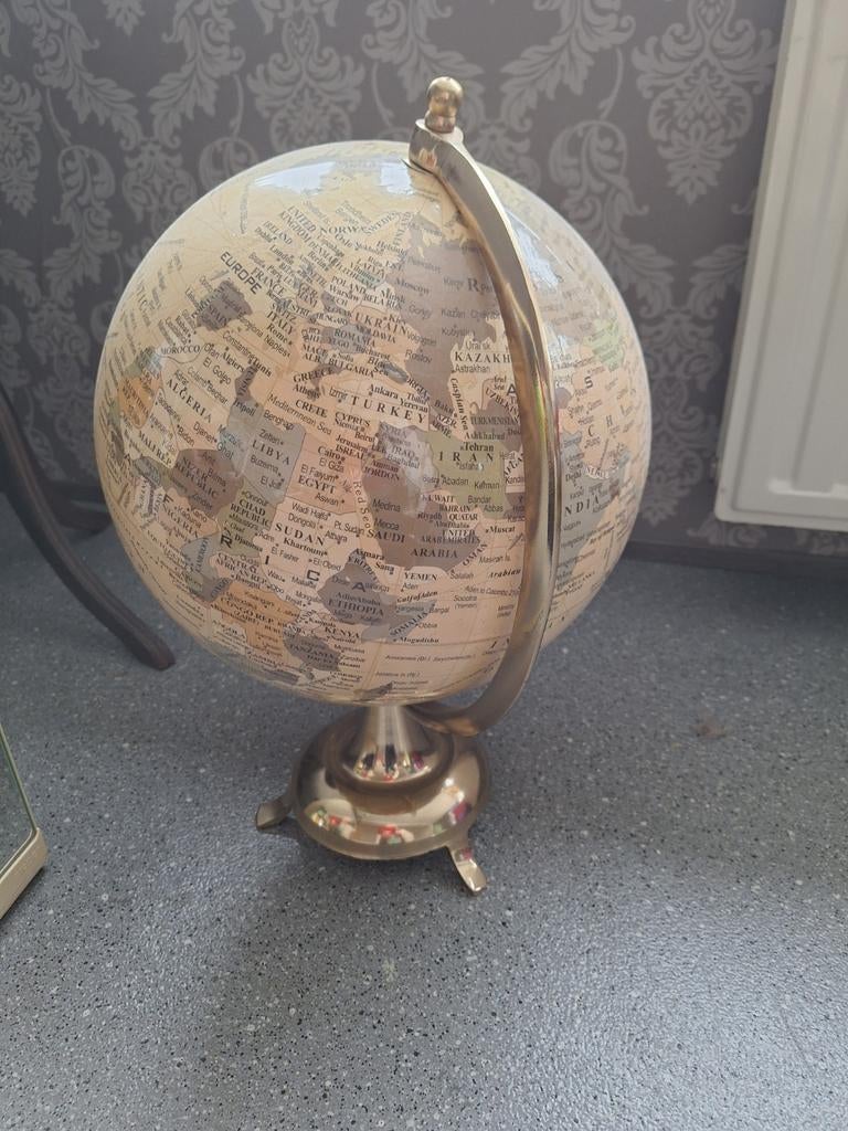 Grote globe- deco, Antiek en Kunst, Ophalen