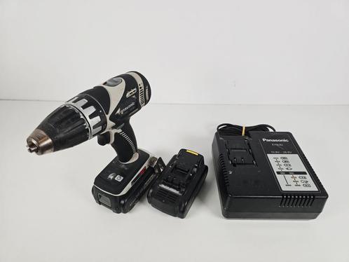 Panasonic EY7441 – Accu-Schroefboormachine – 2x 14.4V 3.3Ah, Doe-het-zelf en Verbouw, Gereedschap | Boormachines, Gebruikt, Boormachine