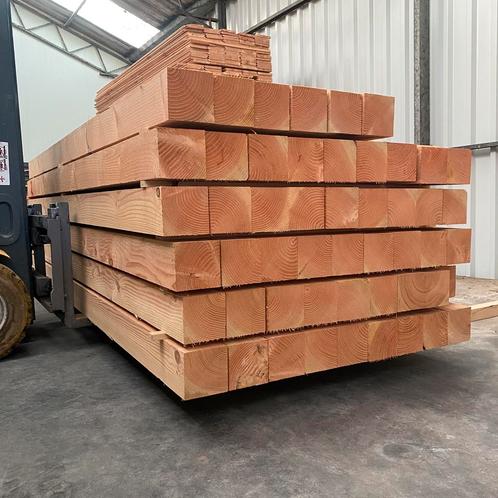 Douglas palen / douglas hout 120x120mm fijnbezaagd, 3000mm, Tuin en Terras, Palen, Balken en Planken, Nieuw, Palen, 250 cm of meer