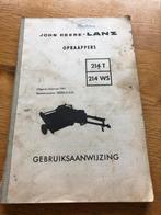 John Deere-Lanz Opraappers Handleiding, Auto diversen, Handleidingen en Instructieboekjes, Ophalen of Verzenden