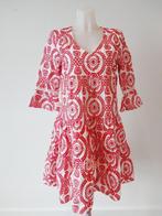 SMASHED LEMON jurk mt 36 valt als 38! rood/wit korte mouw, Nieuw, Ophalen of Verzenden, Smashed Lemon, Maat 36 (S)