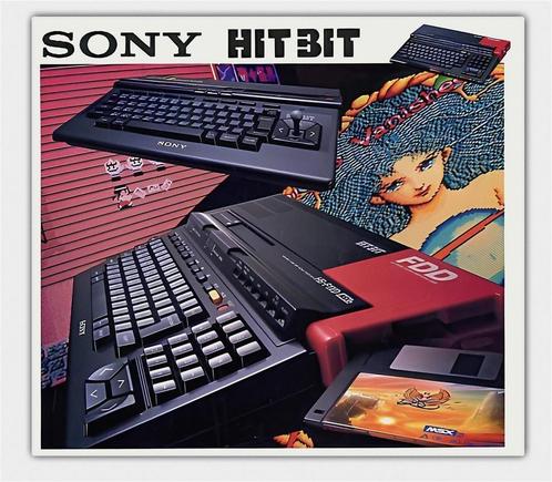 Vinyl Sticker SONY HITBIT MSX Retro Computer, Verzamelen, Stickers, Nieuw, Overige typen, Verzenden