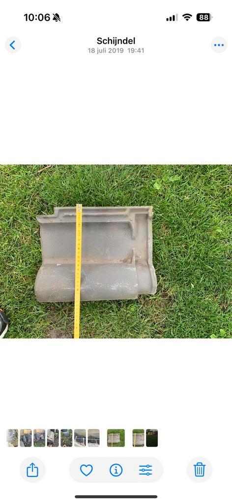 Russel Tiglia Klein Romaan, Doe-het-zelf en Verbouw, Dakpannen en Dakbedekking, Gebruikt, Dakpannen, Steen of Klei, Grijs, 15 m² of meer