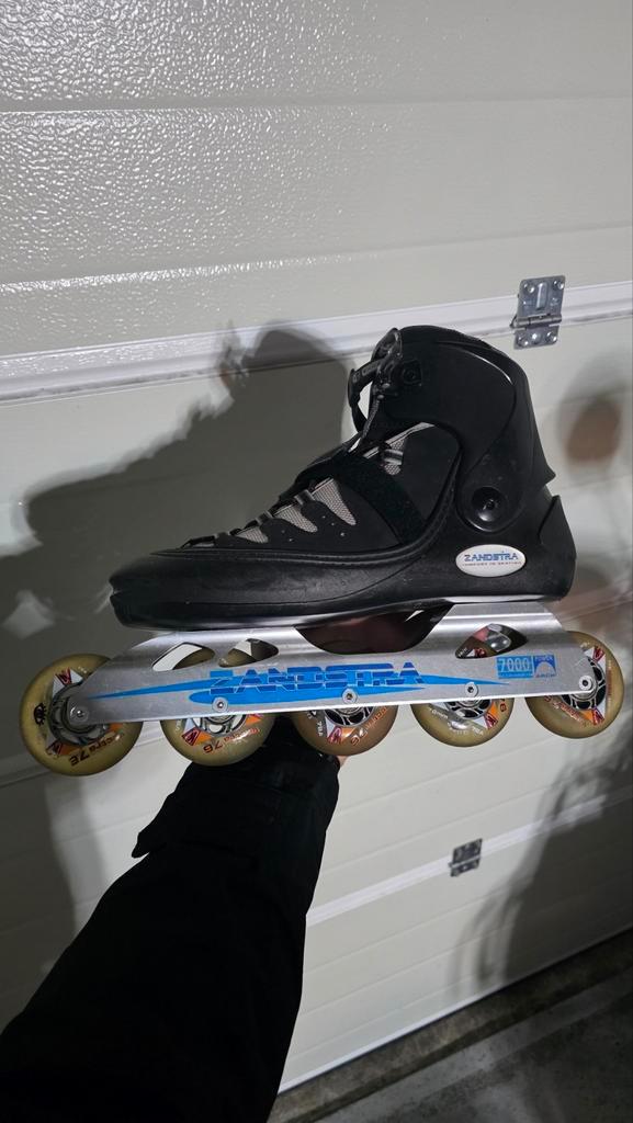 Skeelers: Kinderen + Zandstra maat 46, Sport en Fitness, Skeelers, Gebruikt, Inline skates 5 wielen, Overige merken, Heren, Kinderen
