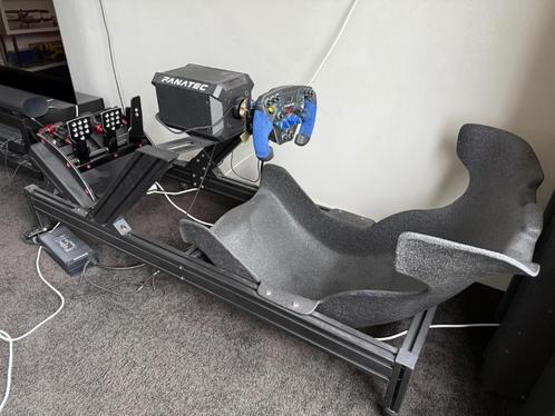 High-end f1 sim rig – Fanatec + Formula cockpit – Topstaat, Spelcomputers en Games, Spelcomputers | Overige Accessoires, Zo goed als nieuw